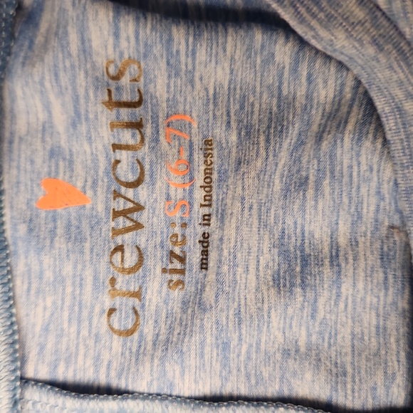 J.Crew Girls Blue Athletic Shorts + Tee Bundle (Size 6) - Picture 6 of 14